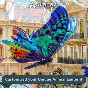 Butterfly Model Lantern, Beautiful Insect Theme Lantern Decoration