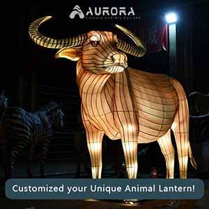 Leading Chinese Cow Lantern Producer
