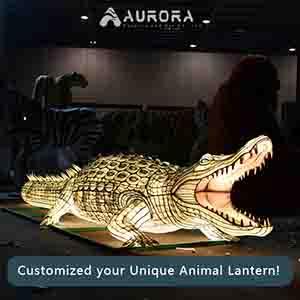 Crocodile Lantern,Animal Lantern,Holiday Lighting