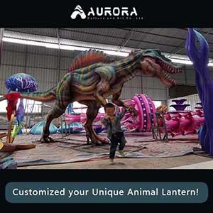 Dinosaur Lantern ,Outdoor Giant Lantern Decoration,Customized Lantern Style