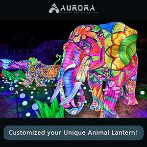 Elephant Lantern,Customized Animal Lantern 