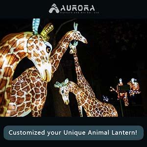 Realistic Animal Model  for Giraffe Lantern