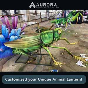 Insect Locust Lantern for Light Glow