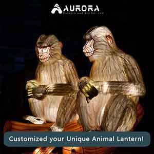 Monkey Lantern,Animal Lighting,Holiday Decoration
