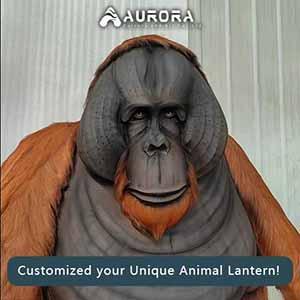 Gorila Lantern,Outdoor Giant Lantern