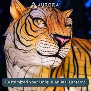 Tiger Lantern,Customized Animal Lantern
