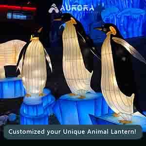 Zigong Lantern Penguin Lighting The World