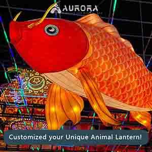 Resturant Fish Lantern Decoration 